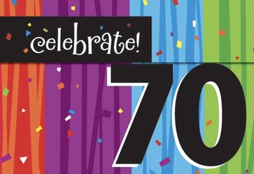 70th Birthday Party Invitations