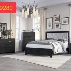 4 Pcs Queen Size Bedroom Set 