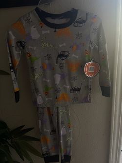 Kids Halloween Dinosaur Pajama Set
