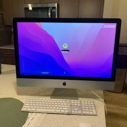 Desktop Mac With Keyboard And Mouse