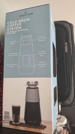 Crofton Cold Brew Coffee System New in Box plus free gift
