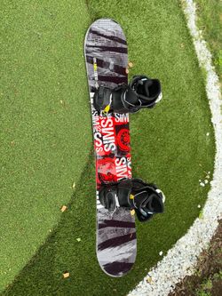 Sims Quest Mini 140 Snowboard with Bindings