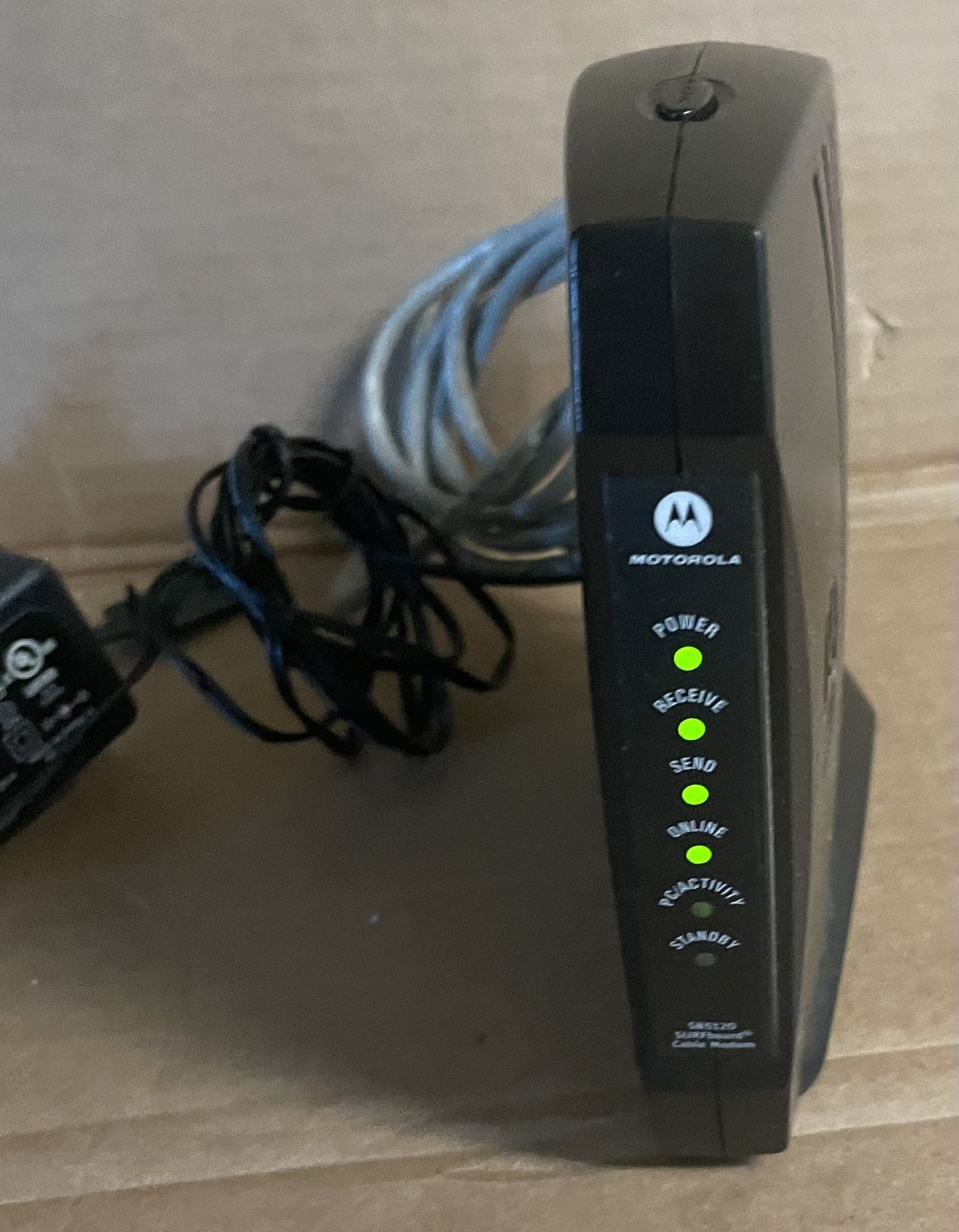 Motorola Surfboard SB5120 Cable Modem with Power Adapter