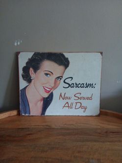 Vintage Style Metal Decorative Tin Sign