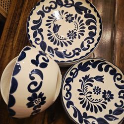 12pc Mexican Decor Dinnerware Set