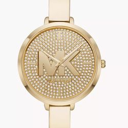 Michael Kors Women's Charley Three-Hand Gold-Tone Alloy Watch MK4469 New in BOX!