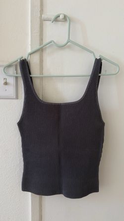 Aritizia Babaton Sculpt Knit Tank Top - Size XS - Charcoal Grey