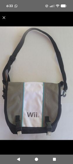 Official Nintendo Wii Console Travel Storage Carry Case Messenger Shoulder Bag