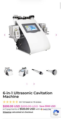 Cavitation Machine with cart