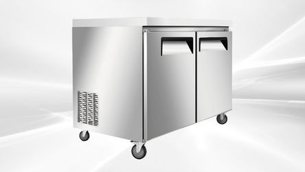 NSF 36 Ins Undercounter 2 Solid Doors refrigerator AUR-0976