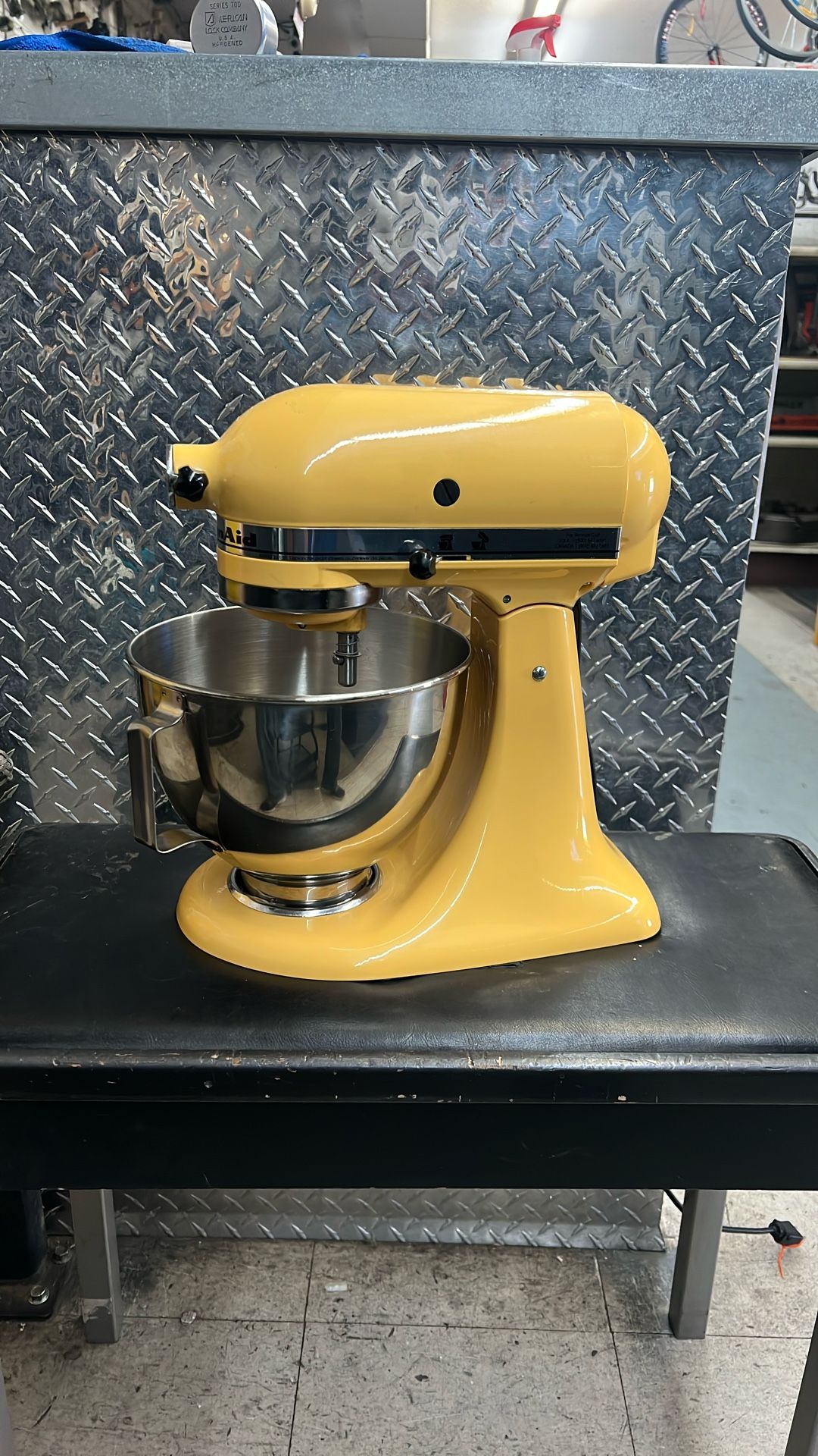 KitchenAid KSM88 Buttercup Artisan Tilt Head Stand Countertop Mixer