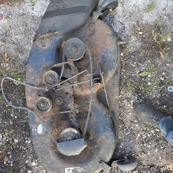 ((READ AD))((42" DOUBLE Front Bar Mount Craftsman/husqvarna DECK)) Riding Mower 