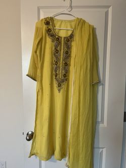 Yellow Salwar Kameez 