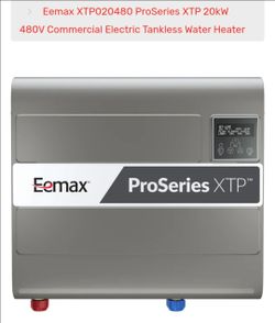 Eemax ProSeries XTP XTP020480 20kW 480V Electric Tankless Water Heater