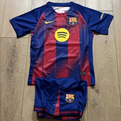 Barcelona Yamal Kids Jersey & Shorts 