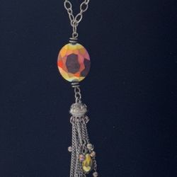 Fringe Flavor Multi Necklace With Earrings 