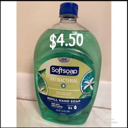 Soft soap Refill $4.50