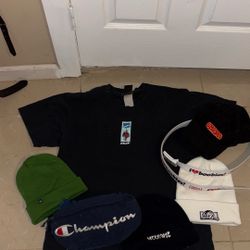 shirts beanies belt fanny bag YES ALL TOGETHER 