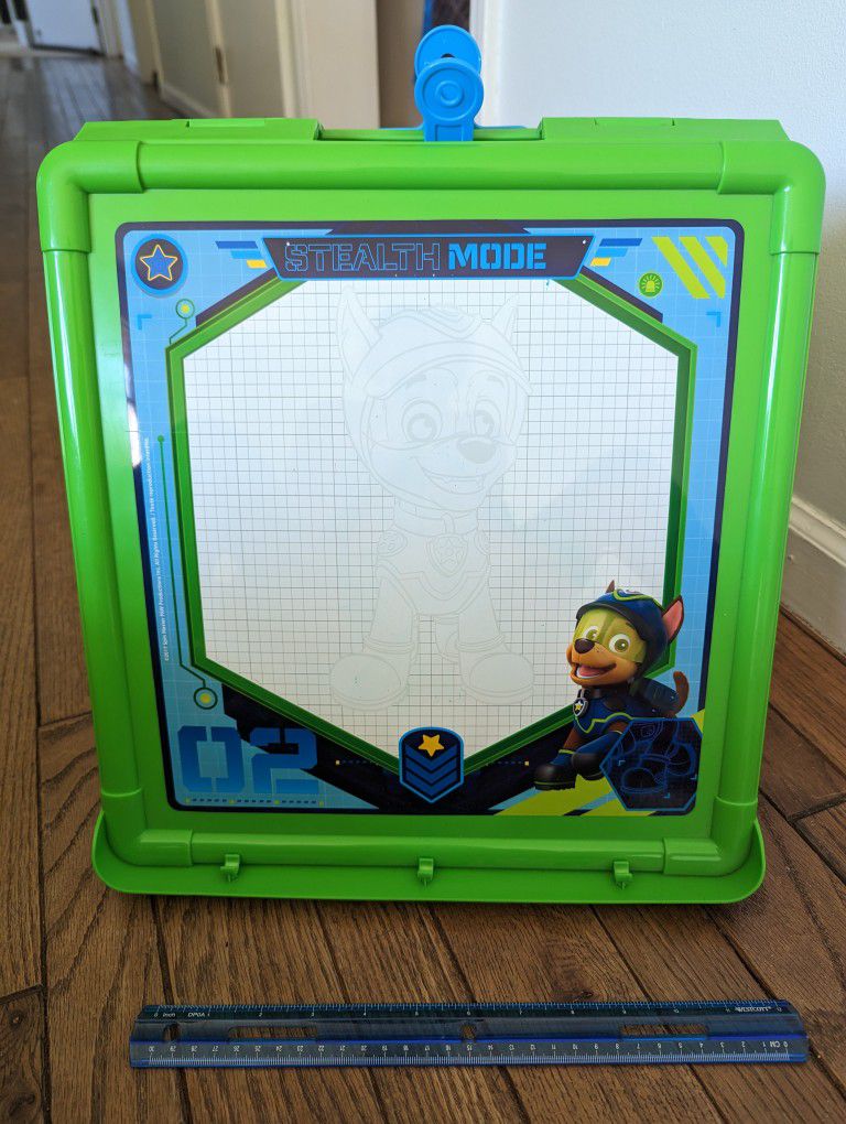 Paw Patrol Art Easel And Dry Erase White Board 