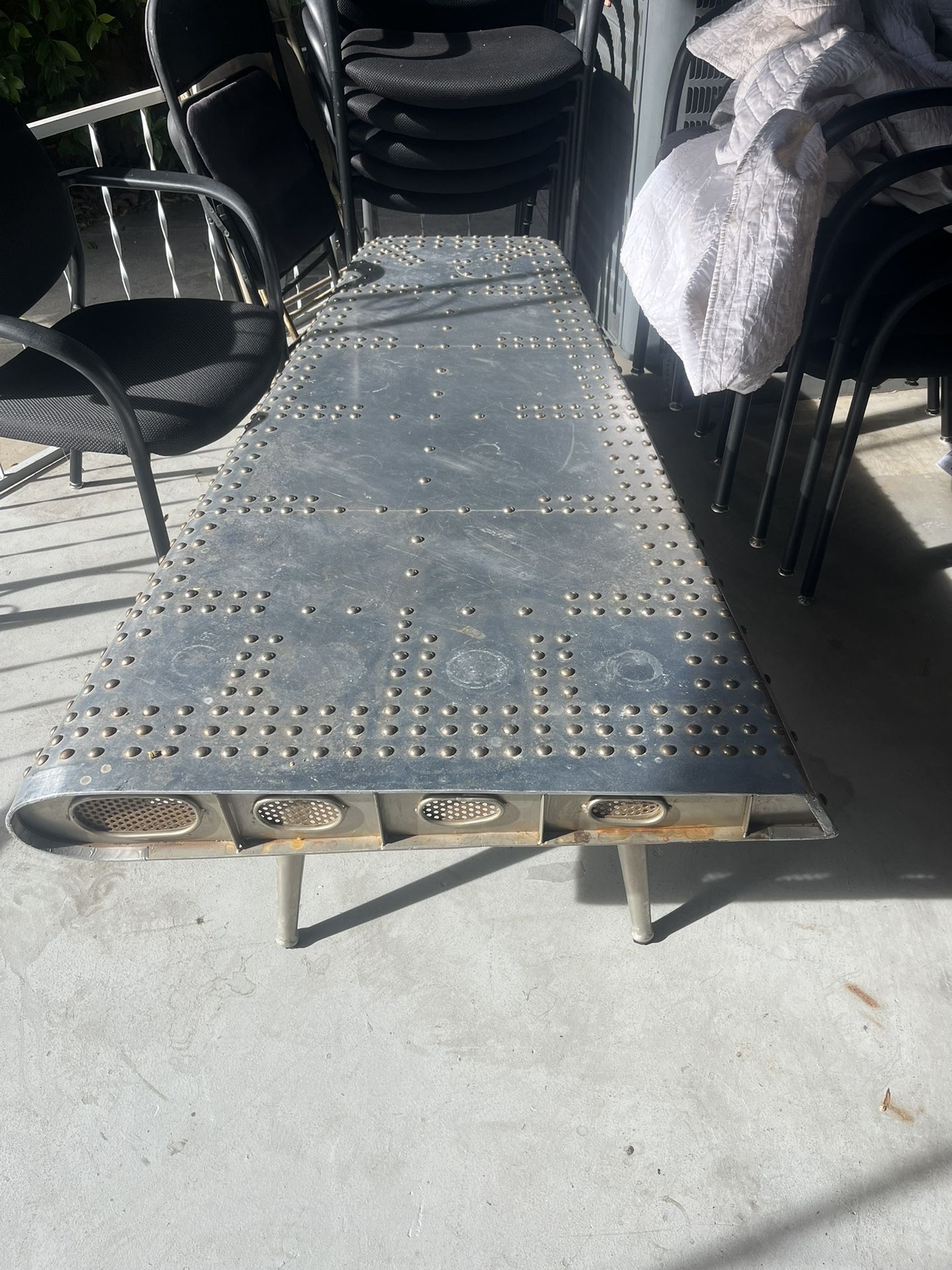 Butler Specialty Airplane Wing Table