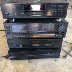 3CD PLAYERS AND 1 Reciever