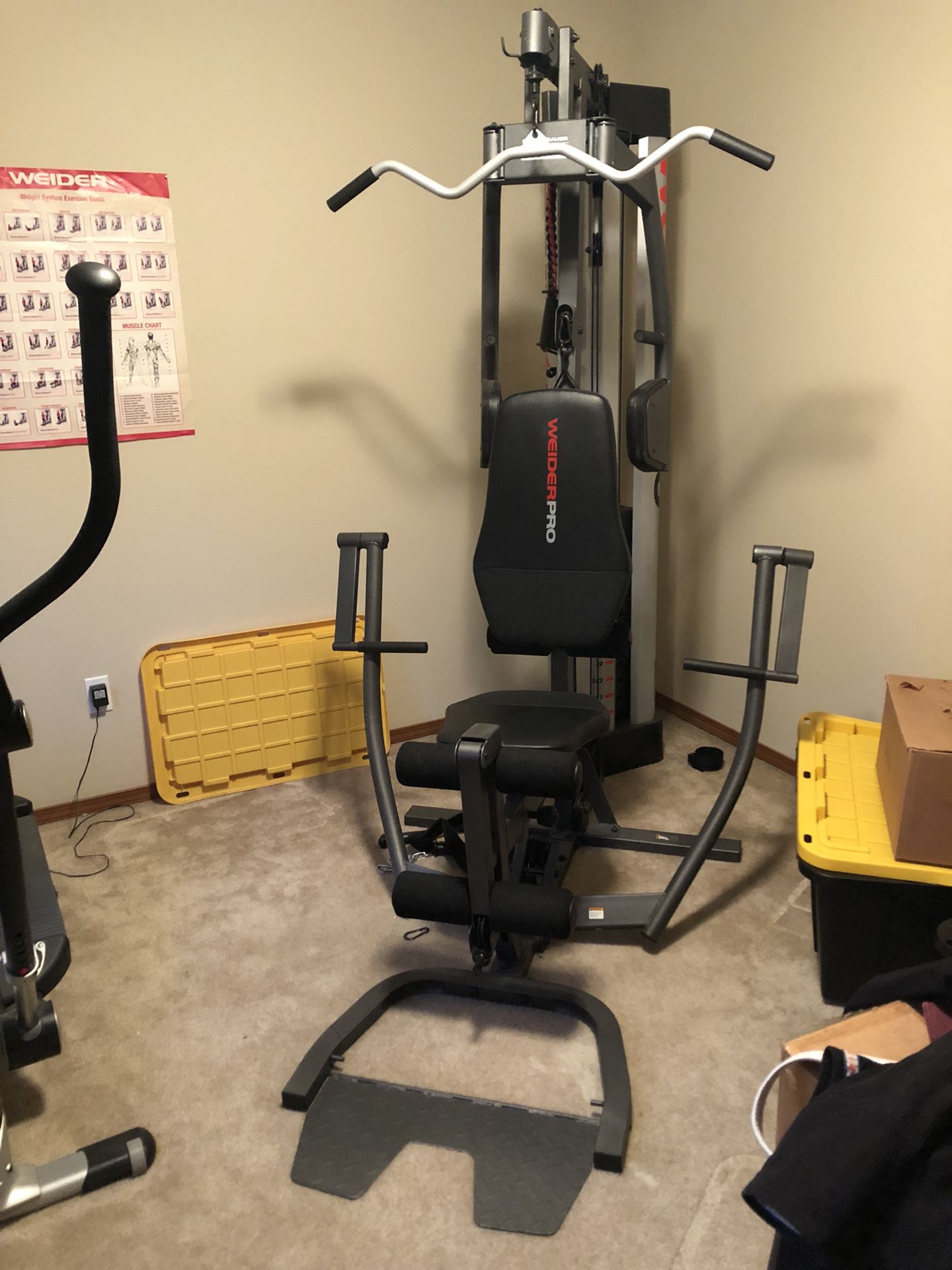 Weider Pro 8900 Weight System disassembled & ready 4 pick up