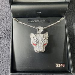 Shaquille O Neal Men Sterling Silver Panther Pendant 