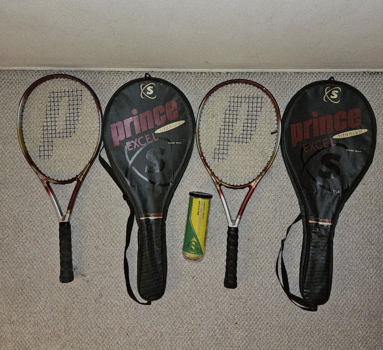 Tennis Rackets (2×Titanium)