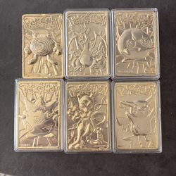 23k gold Pokemon cards