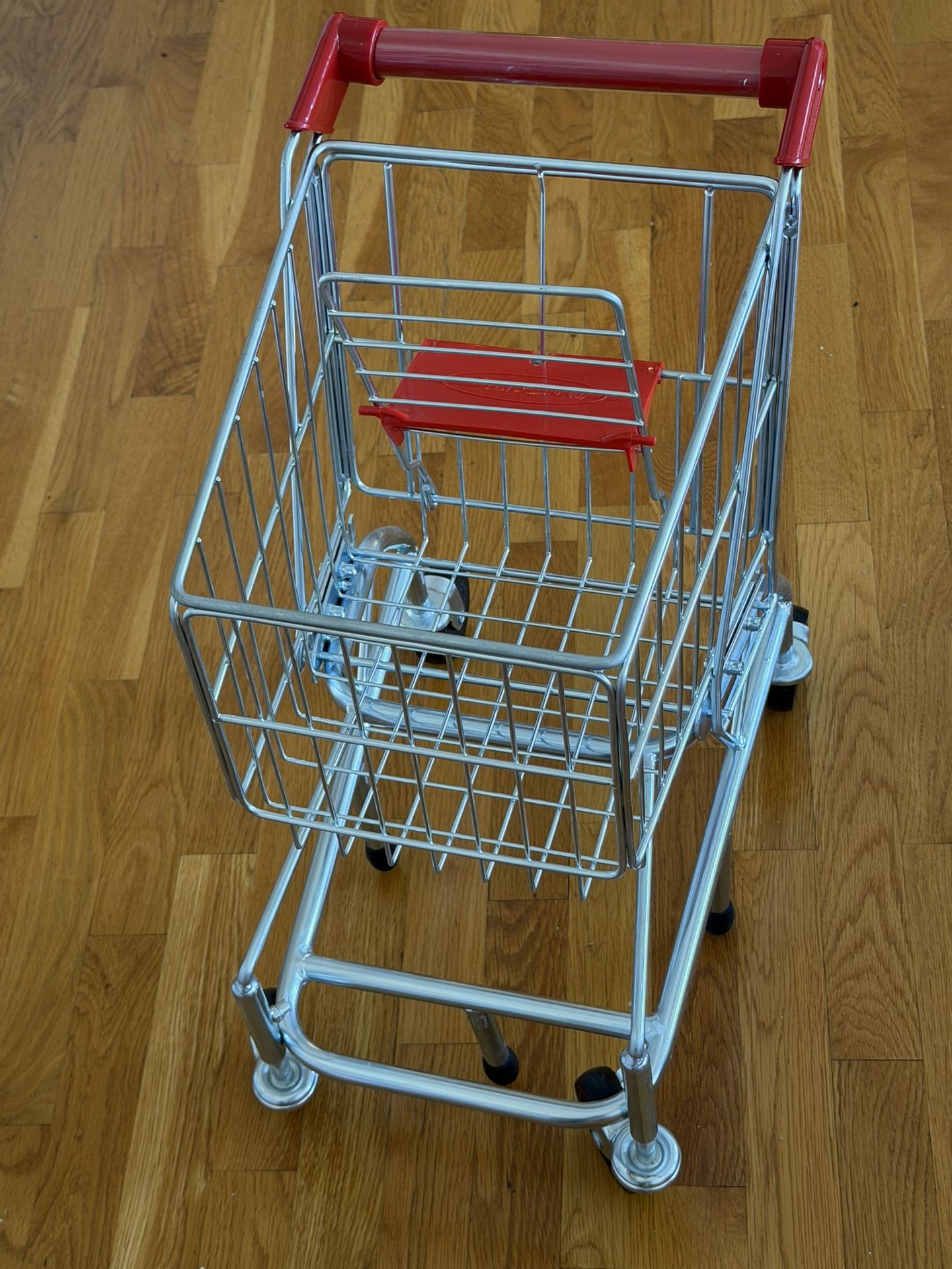 Melissa & Doug Kids Shopping Cart – Sturdy Pretend Play Toy