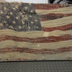 24”x36” American Flag Canvas Print