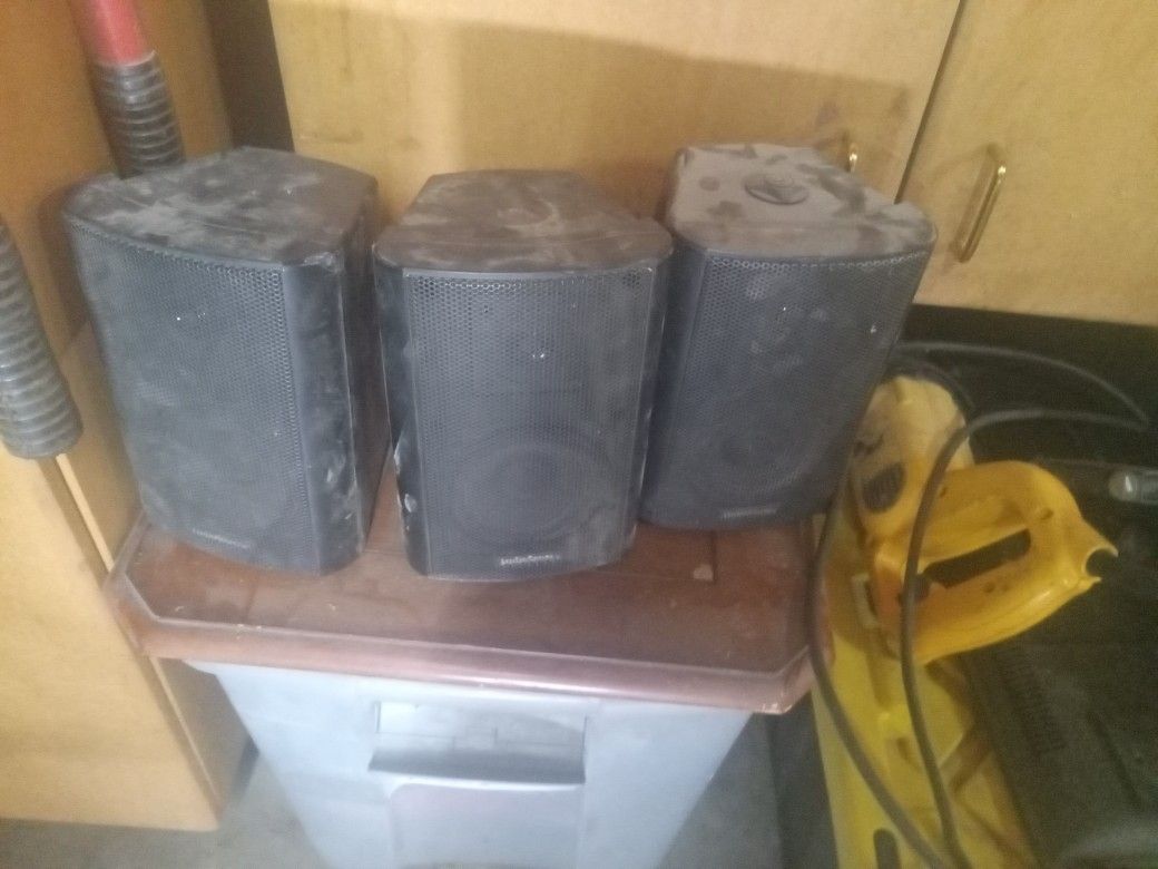 Audiosourse Speakers Set Of 3