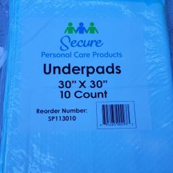 bed liner, dog pads pk of 10, potty pads, liners