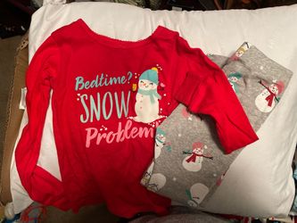 Carters winter pj set girls size 5