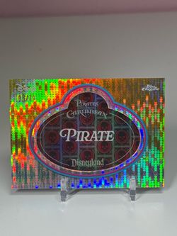 Topps Chrome Disney Pirates of the Caribbean Refractor Card /70