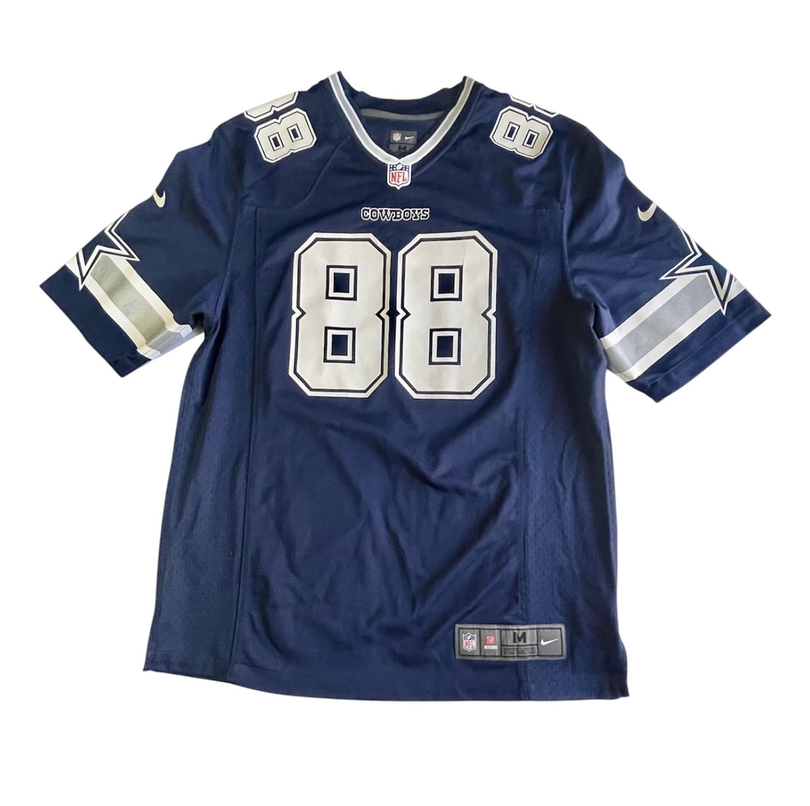 Nike NFL Dallas Cowboys Dez Bryant #88 On Field Jersey Men's Medium Blue Football Logo