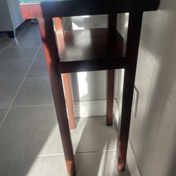 End Table (glass Top, Square) 