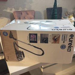 Eureka Bagless Vacuum with Canister, Lightweight Vacuum for Carpets and Hard Floors, Silver and Black, NEN180