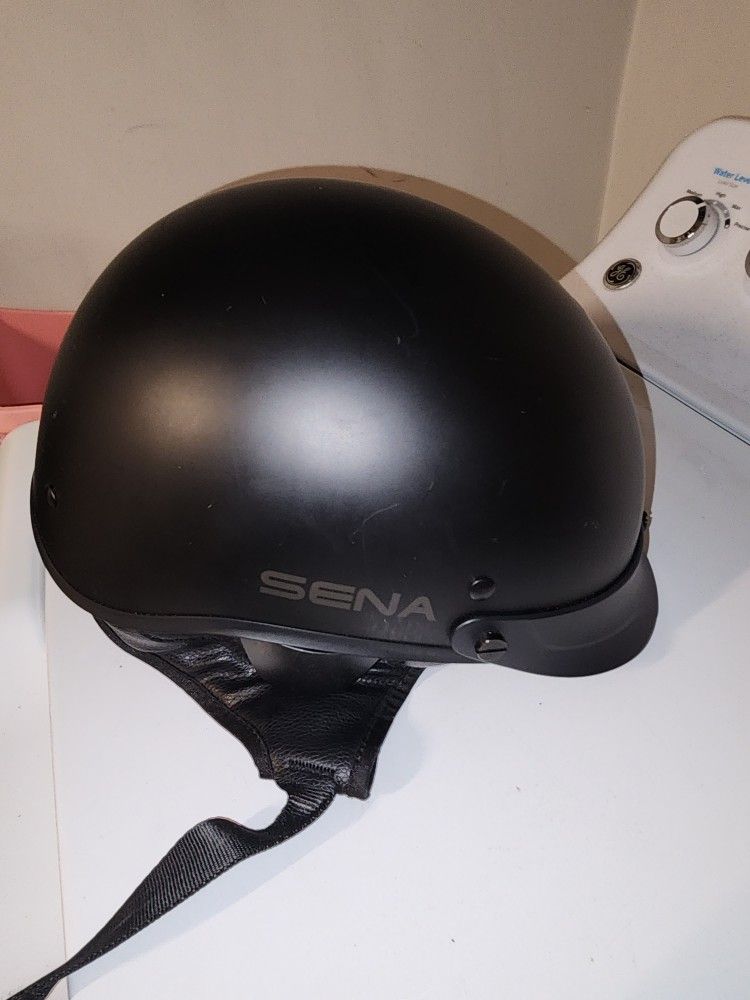 Sena Cavalry Bluetooth Half Helmet - Matte Black