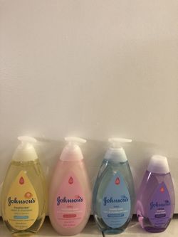 Johnson’s baby lotion y jabon 13.6 y 16.9 oz each