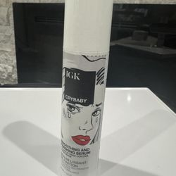 IGK CRYBABY Smoothing & Finishing Serum | High Shine + Frizz Control + Lightweight | Vegan + Cruelty Free | 1.5 Oz