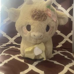 Floral Fluffy Cow 10 Inch Plush - BoxLunch Exclusive