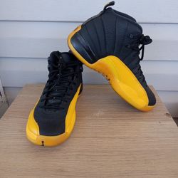 JORDAN 12 RETRO BLACK UNIVERSITY GOLD