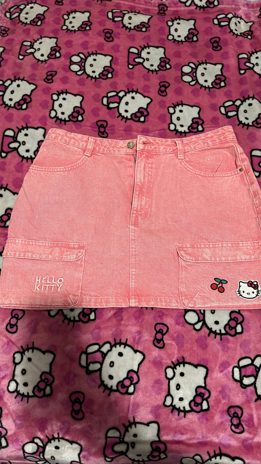 Hello Kitty Denim Skirt 