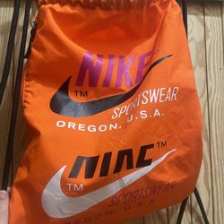 Nike Gym sack Orange Drawstring Bag