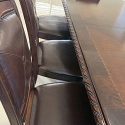 Dining Table with 8 Chairs plus China Cabinet