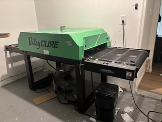 OBO Conveyor Belt and 4 arm screen press
