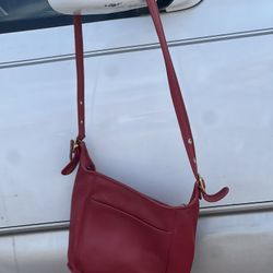 Coach Red Legacy Leather Bucket 