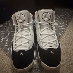 Jordan 6 Rings White Fossil Stone Black