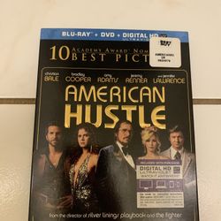 Like New American Hustle Blu Ray DVD And Digital Copy For $10